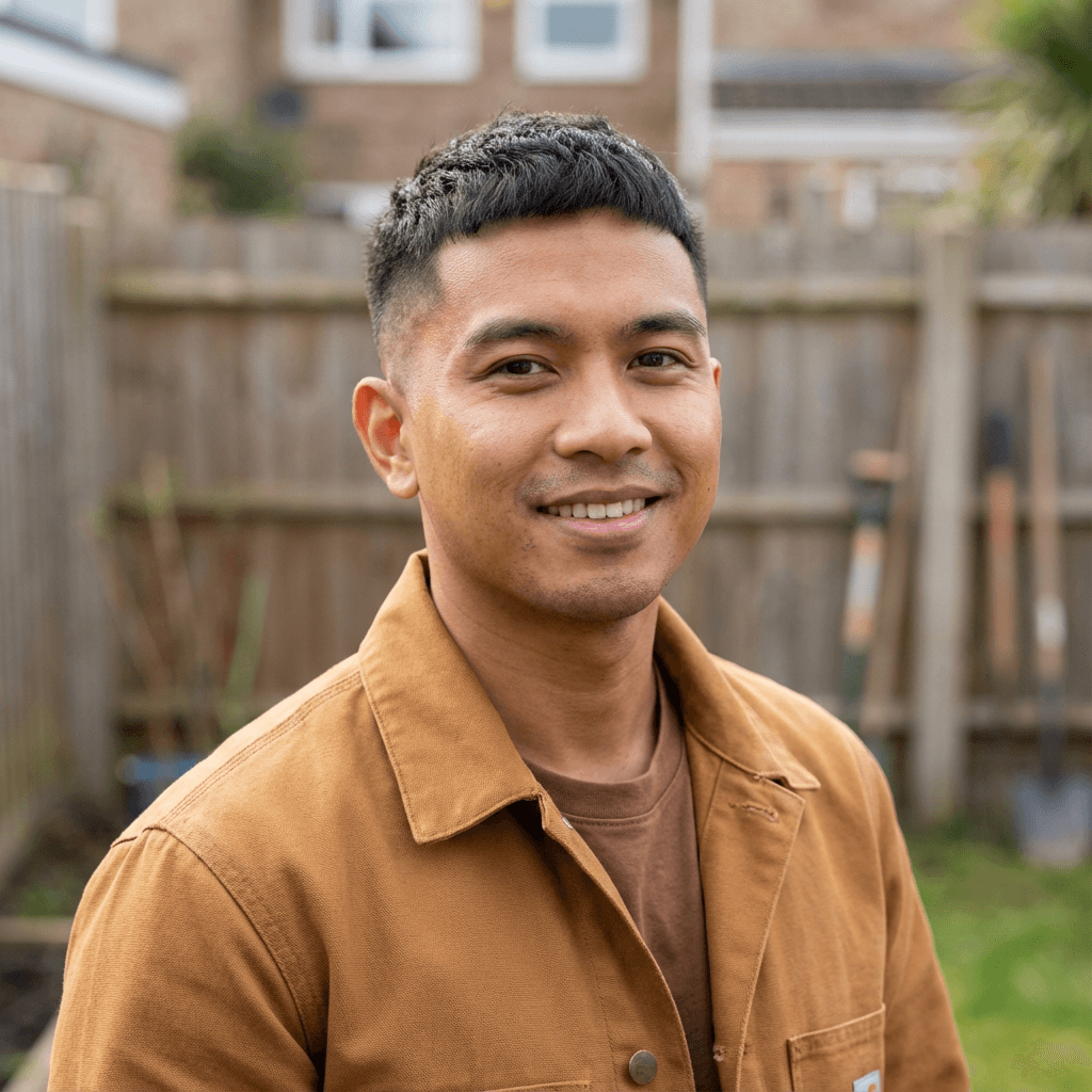 Headshot of David R. with a gentle, relaxed smile